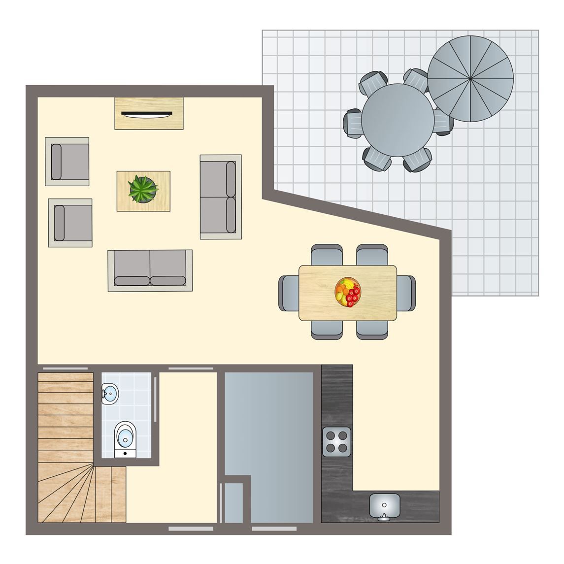 Unterkunft 1605195 - Bungalow Lauwersmeer - Esonstad | 6-persoons woning | 6L2