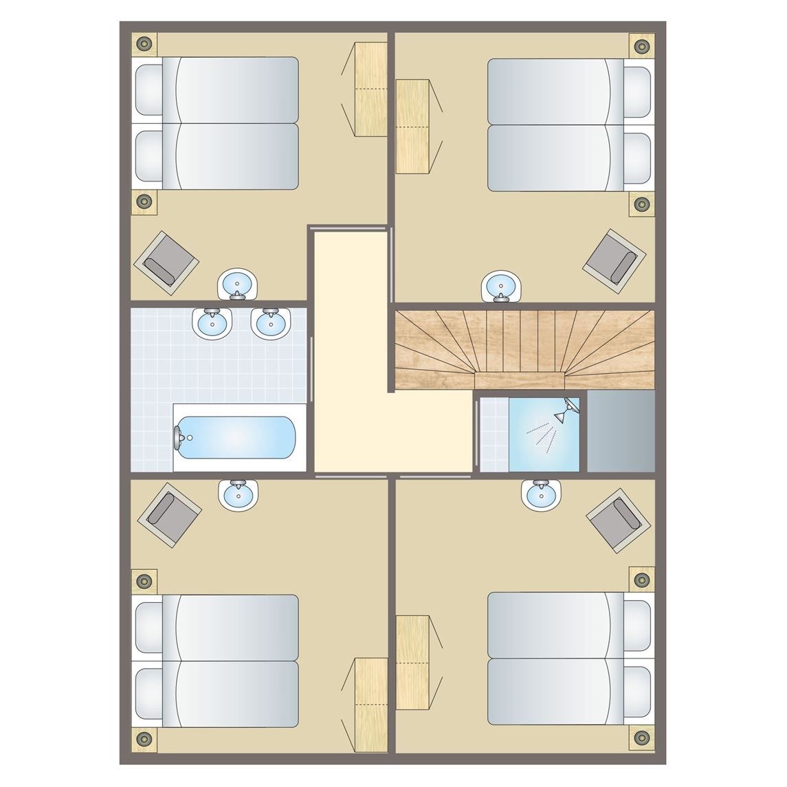 Unterkunft 1605224 - Bungalow Lauwersmeer - Esonstad | 12-persoons woning | 12G