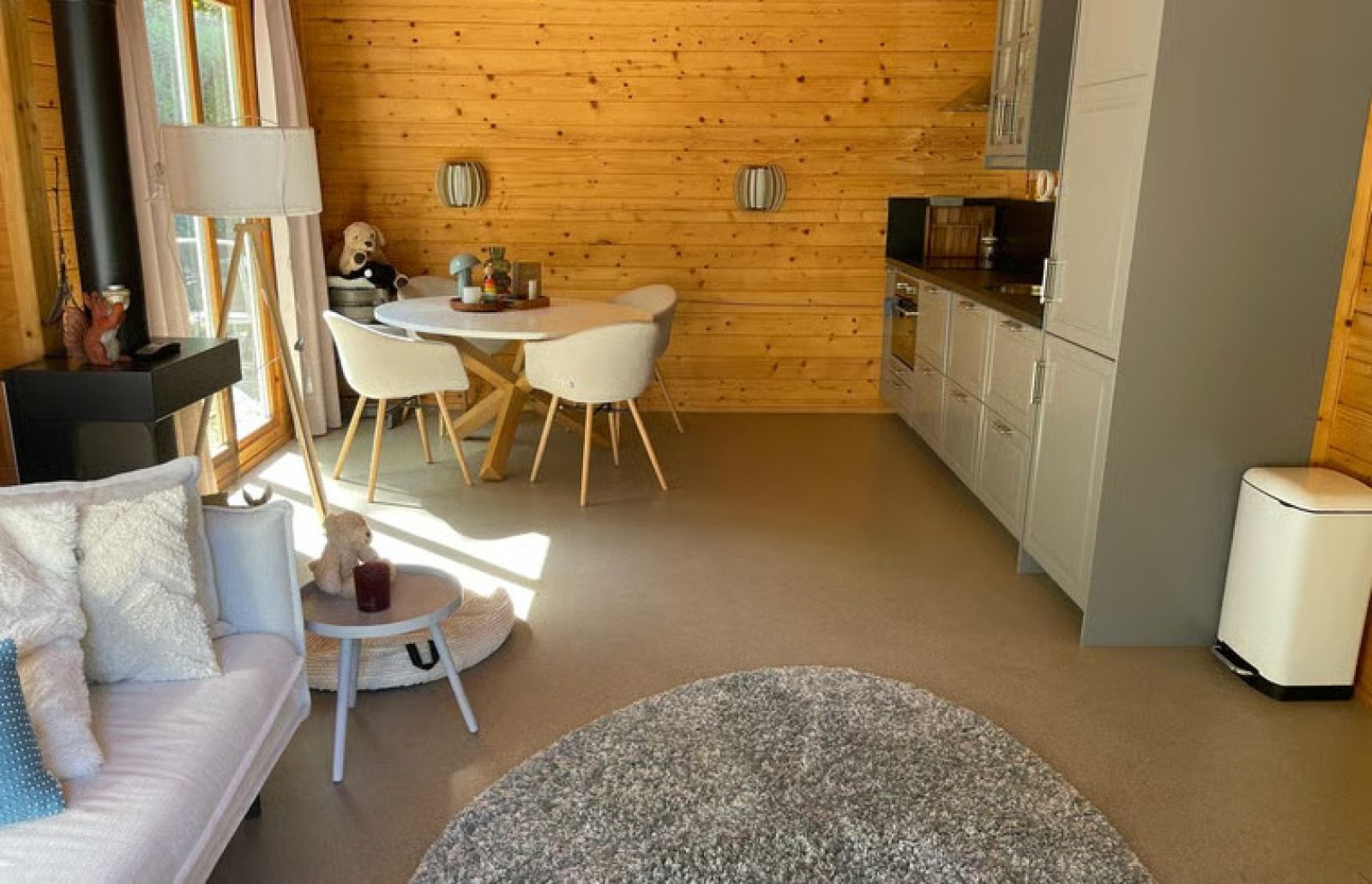 Zweites Schlafzimmer in DG1871, Ferienhaus in Spier, Midden Drenthe mit zwei Einzelbetten.