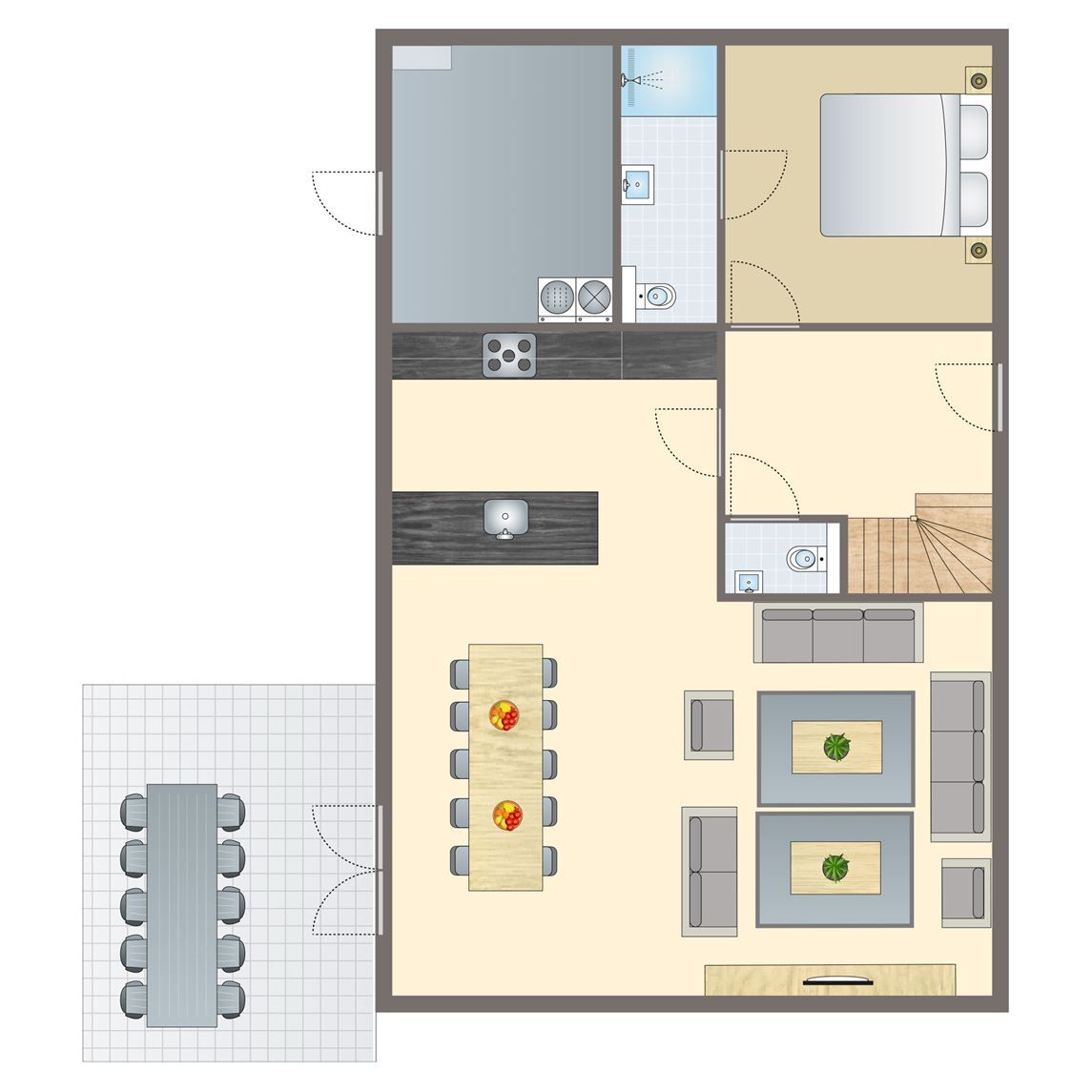 Verblijf 172532 - Bungalow Midden Drenthe - 10-persoons woning | 10C