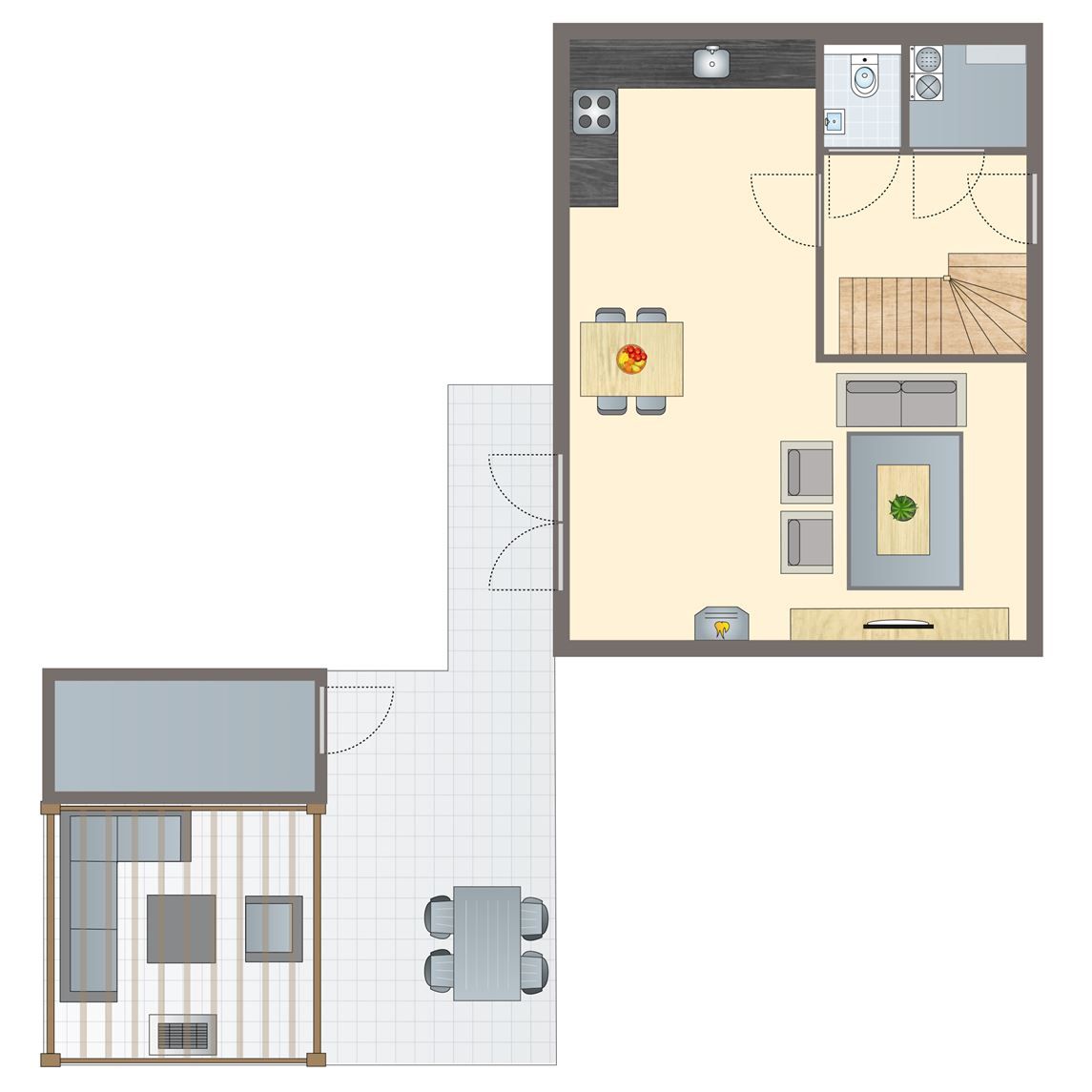 Unterkunft 172549 - Bungalow Midden Drenthe - 4-persoons woning | 4ELV