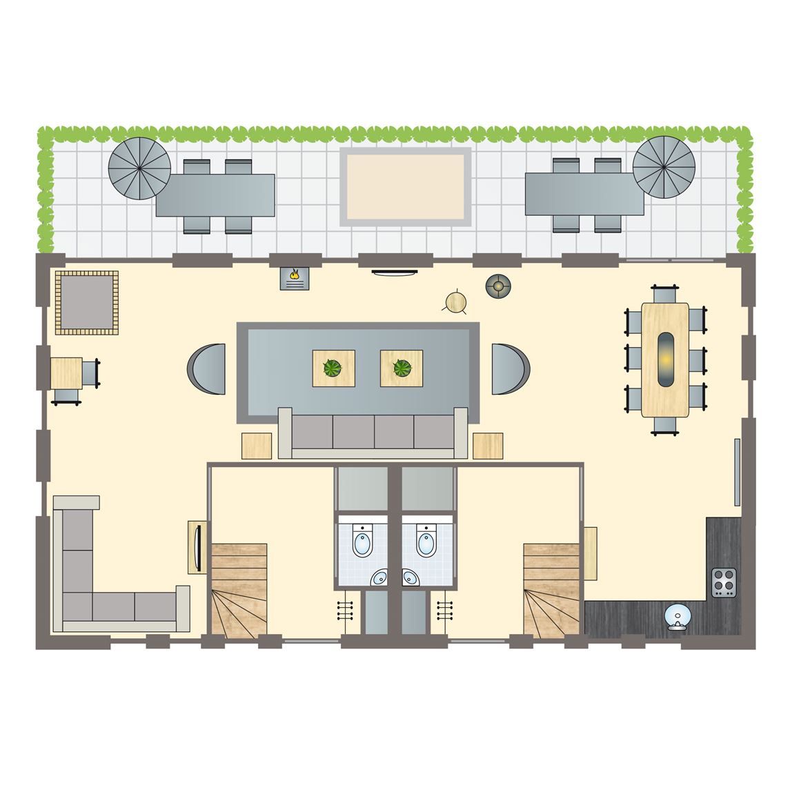 Unterkunft 1732100 - Bungalow Midden Drenthe - Hof van Saksen | 8-persoons 'kinder'boerderij | 8CK