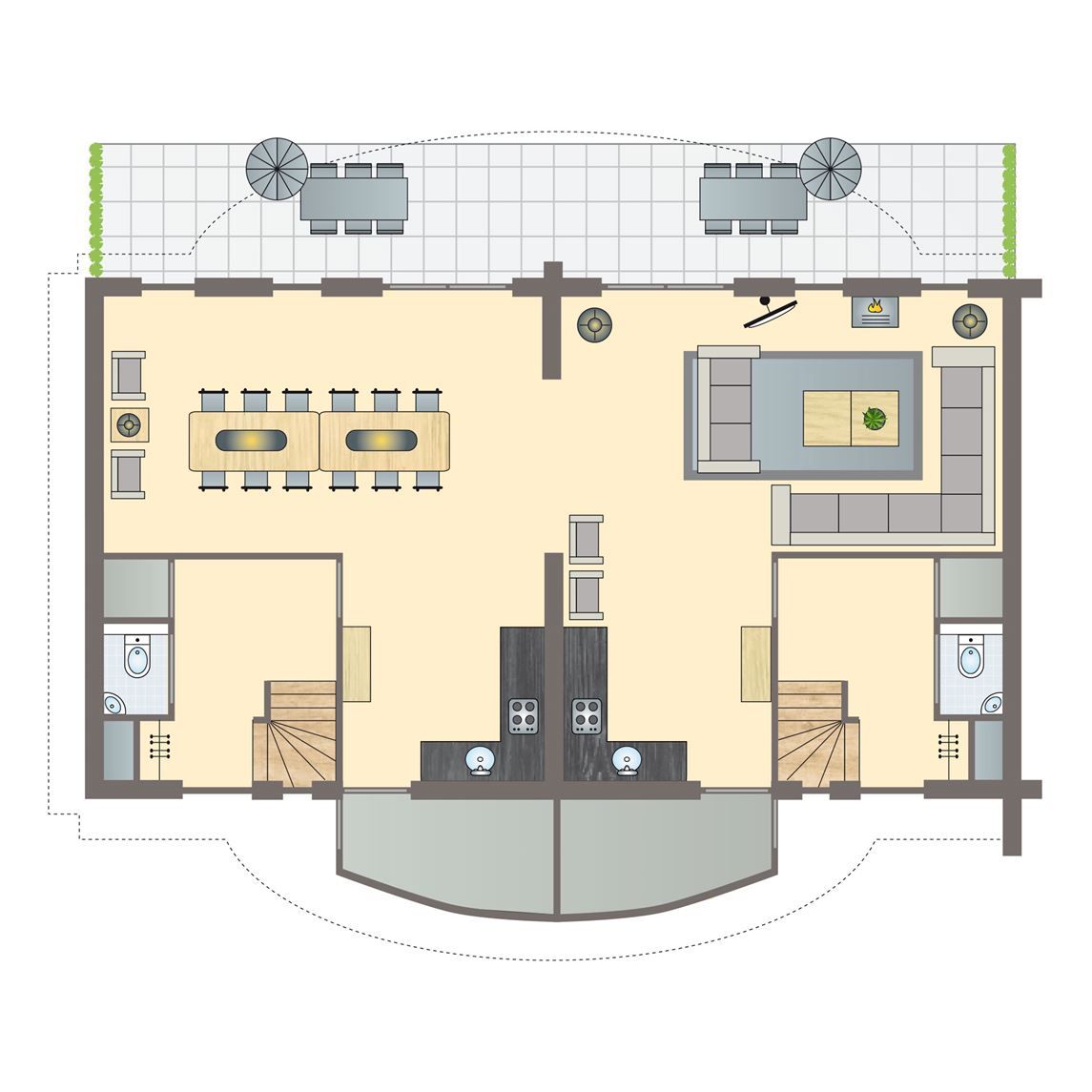 Guest house 1732105 - Bungalow Midden Drenthe - Hof van Saksen | 12-persoons boerderij | 12C