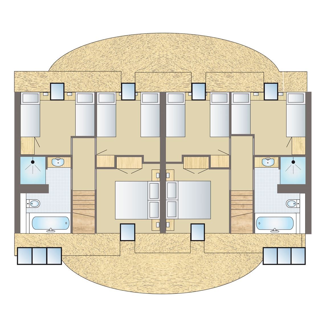Guest house 1732105 - Bungalow Midden Drenthe - Hof van Saksen | 12-persoons boerderij | 12C