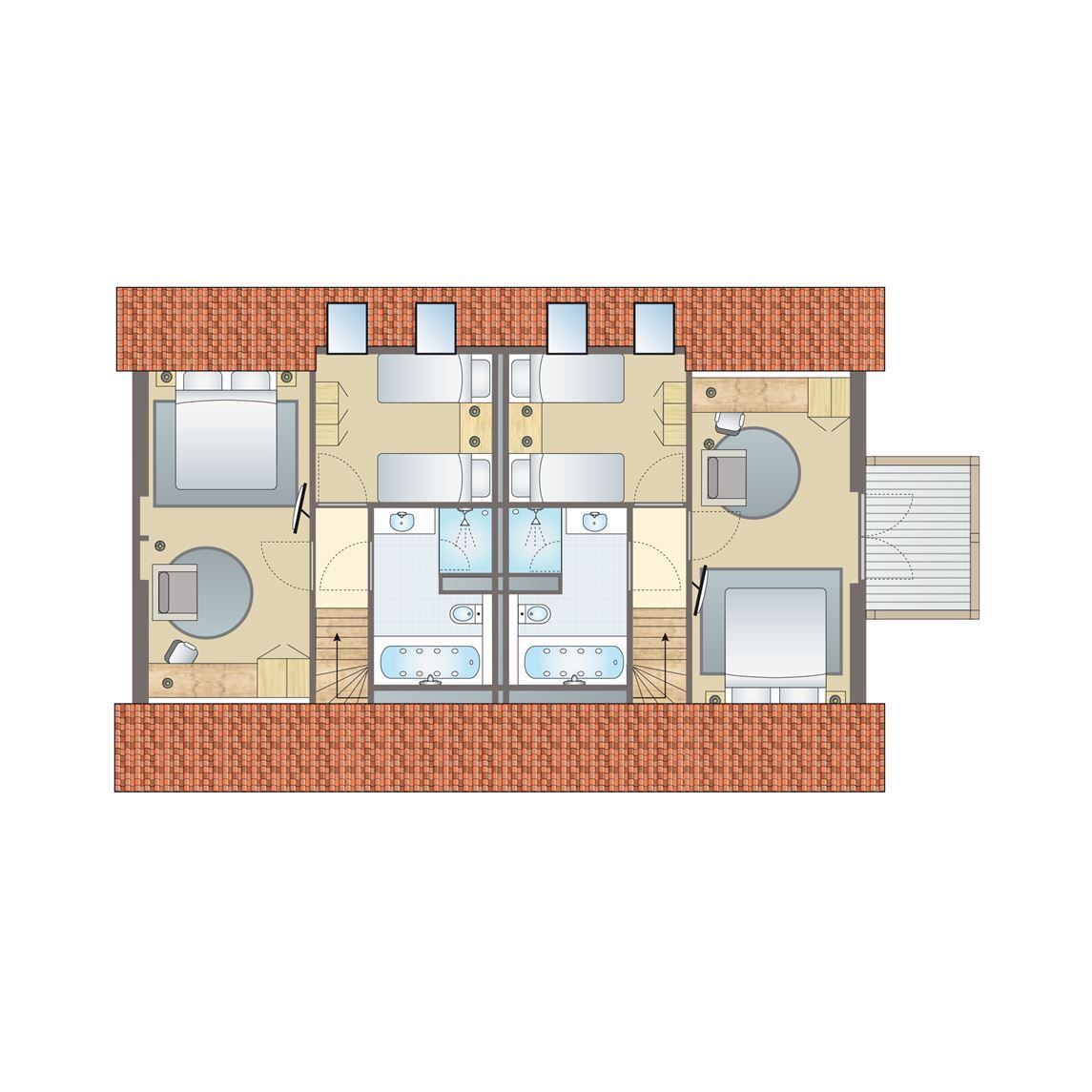 Verblijf 1732109 - Bungalow Midden Drenthe - Hof van Saksen | 10-persoons Wellness Lake view boerderij | 