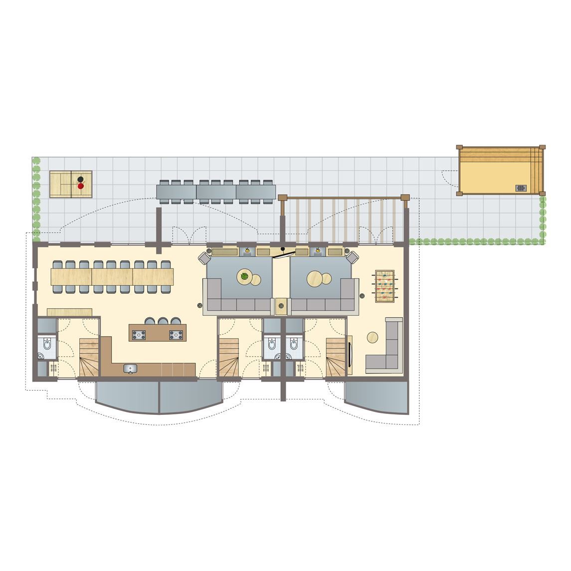 Verblijf 1732110 - Bungalow Midden Drenthe - Hof van Saksen | 18-persoons boerderij | 18L