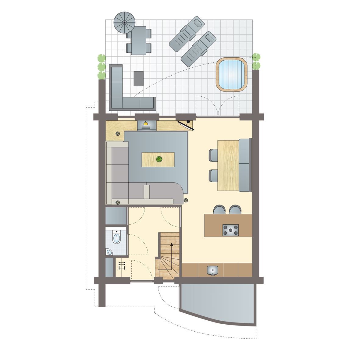 Unterkunft 173261 - Bungalow Midden Drenthe - Hof van Saksen | 4-persoons Wellnessboerderij | 4LW