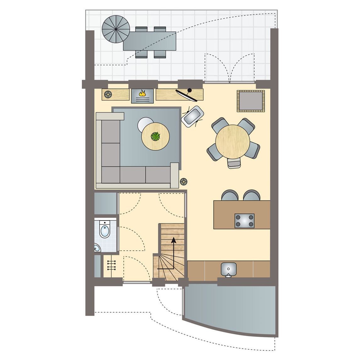 Unterkunft 173267 - Bungalow Midden Drenthe - Hof van Saksen | 4-persoons Newbornboerderij | 4CEN