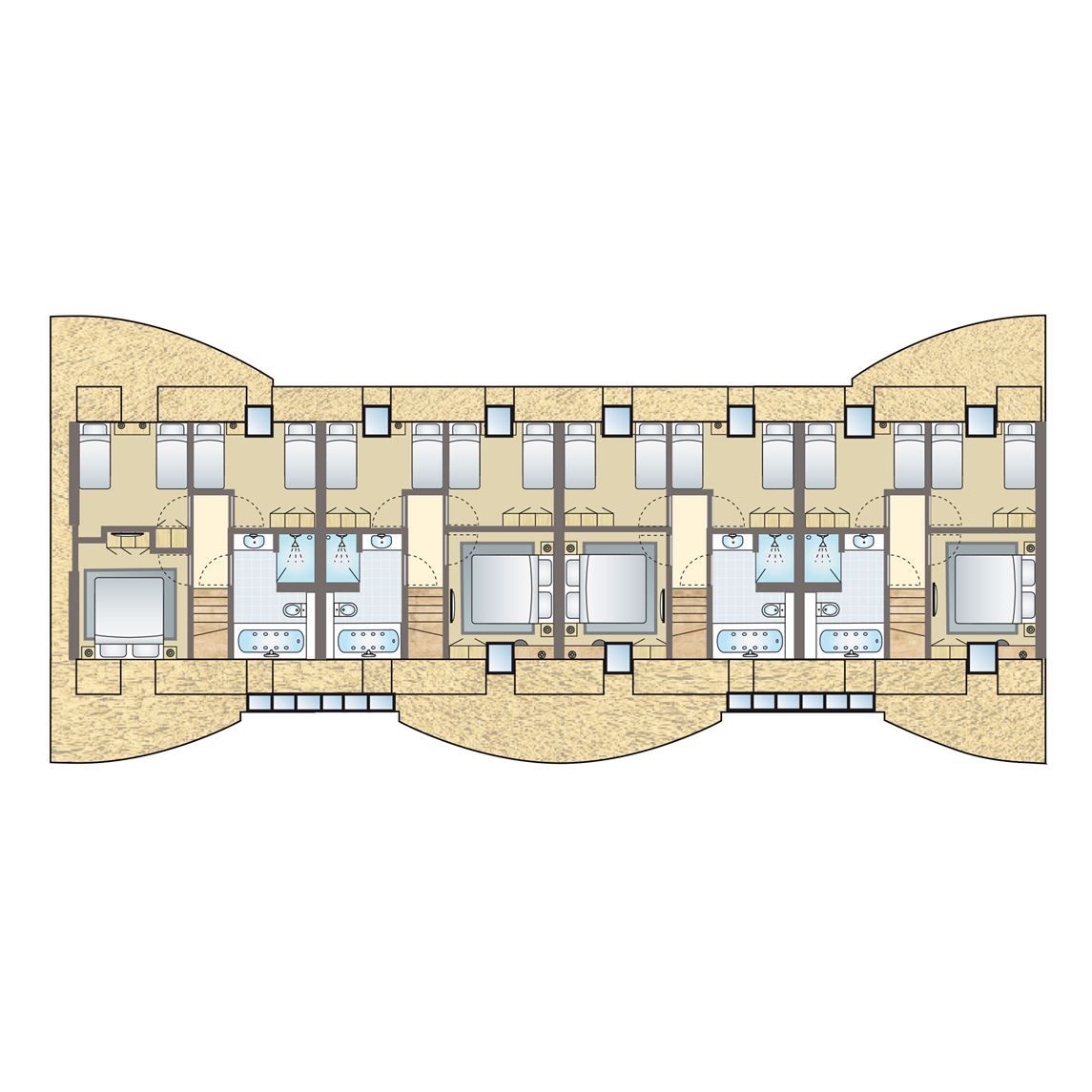 Verblijf 173272 - Bungalow Midden Drenthe - Hof van Saksen | 24-persoons boerderij | 24L