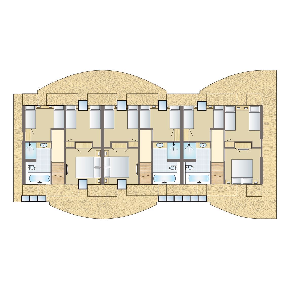 Unterkunft 173276 - Bungalow Midden Drenthe - Hof van Saksen | 18-persoons boerderij | 18C