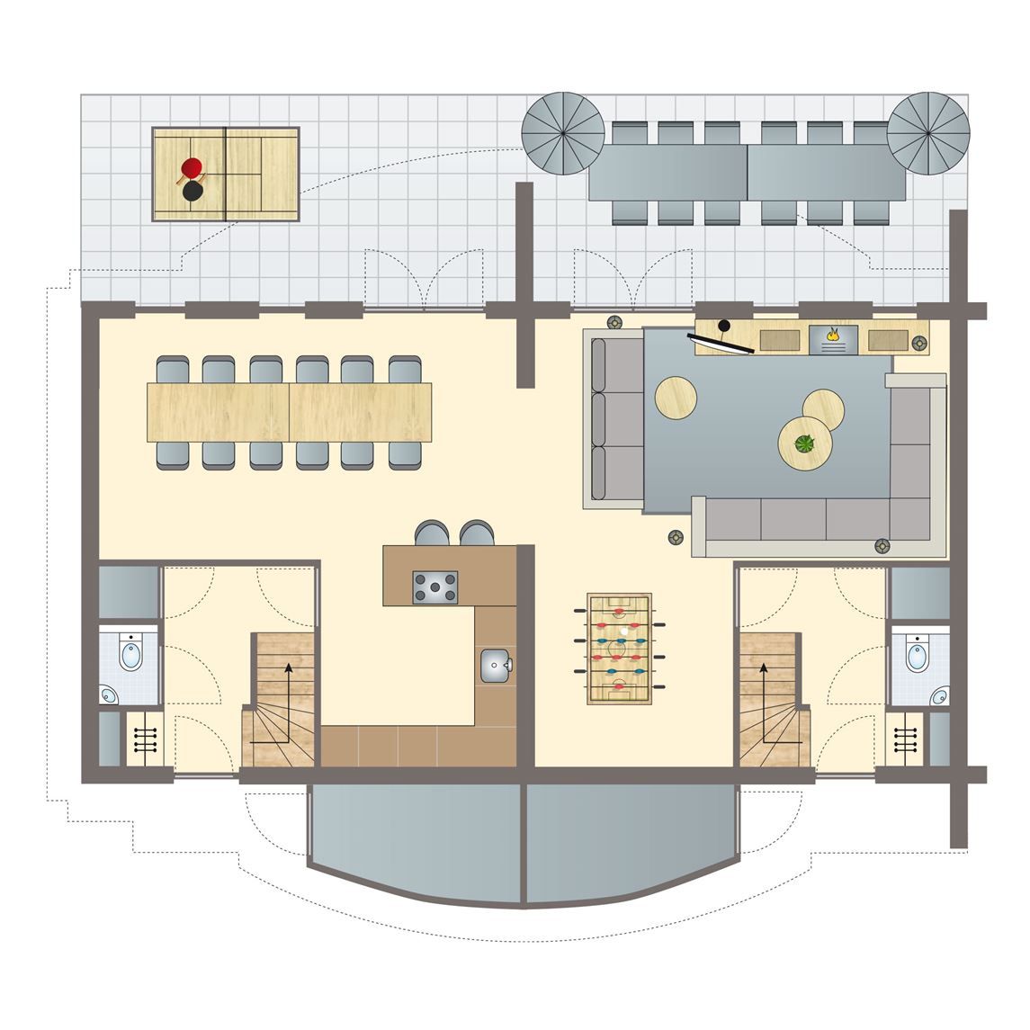 Guest house 173277 - Bungalow Midden Drenthe - Hof van Saksen | 12-persoons boerderij | 12FF