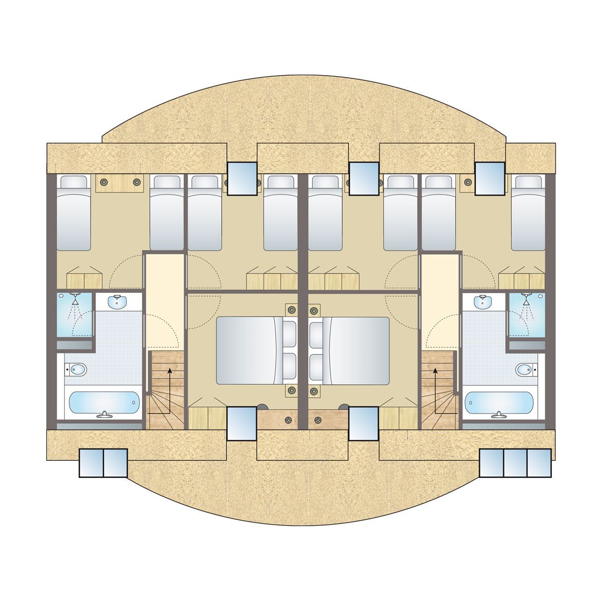 Guest house 173277 - Bungalow Midden Drenthe - Hof van Saksen | 12-persoons boerderij | 12FF