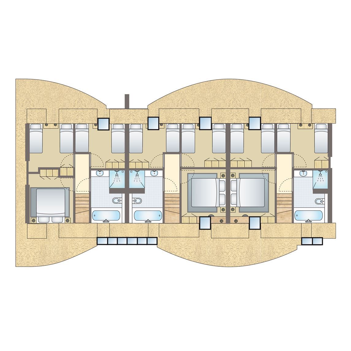 Unterkunft 173279 - Bungalow Midden Drenthe - Hof van Saksen | 18-persoons boerderij | 18FF