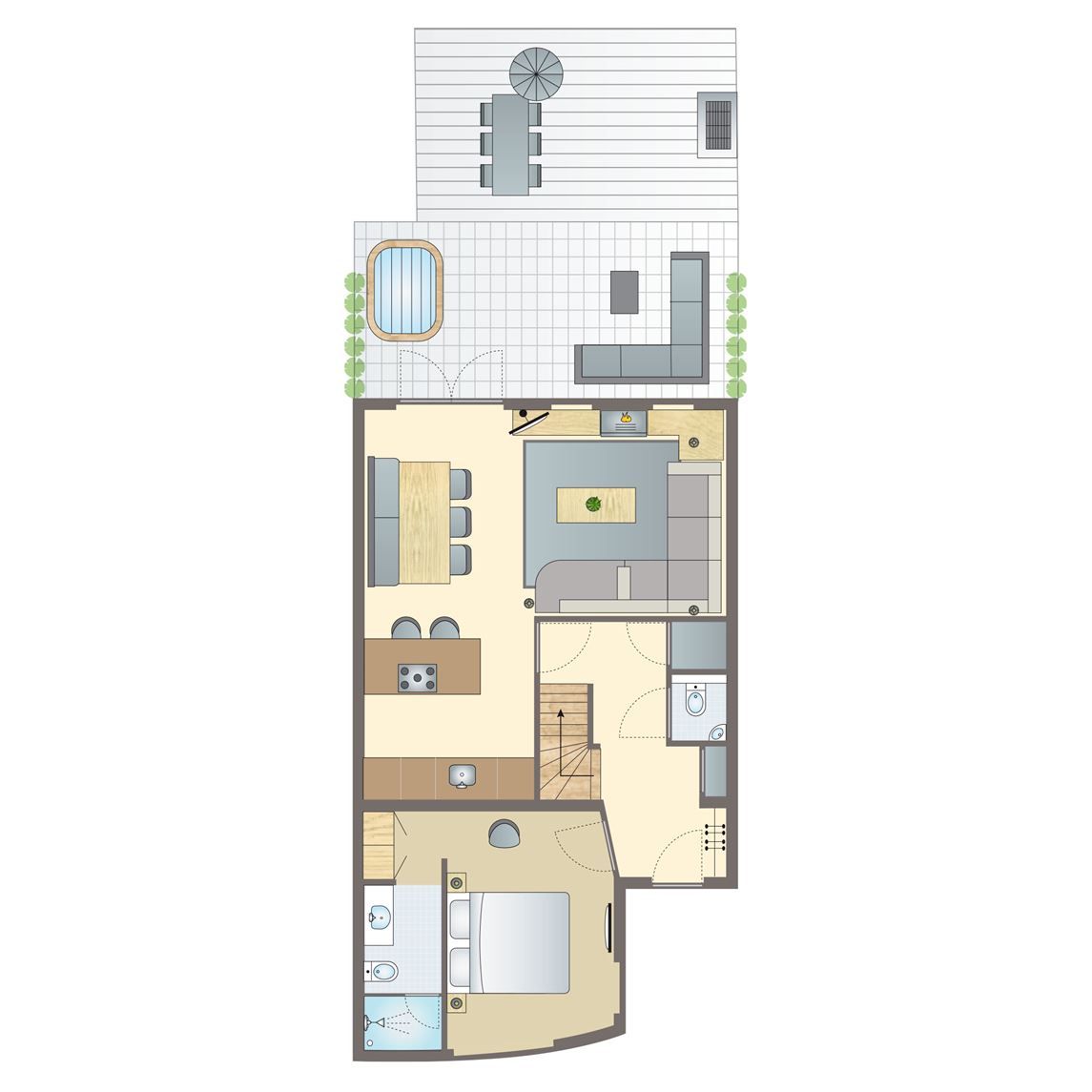 Verblijf 173287 - Bungalow Midden Drenthe - Hof van Saksen | 6-persoons Wellness Waterfront boerderij | 