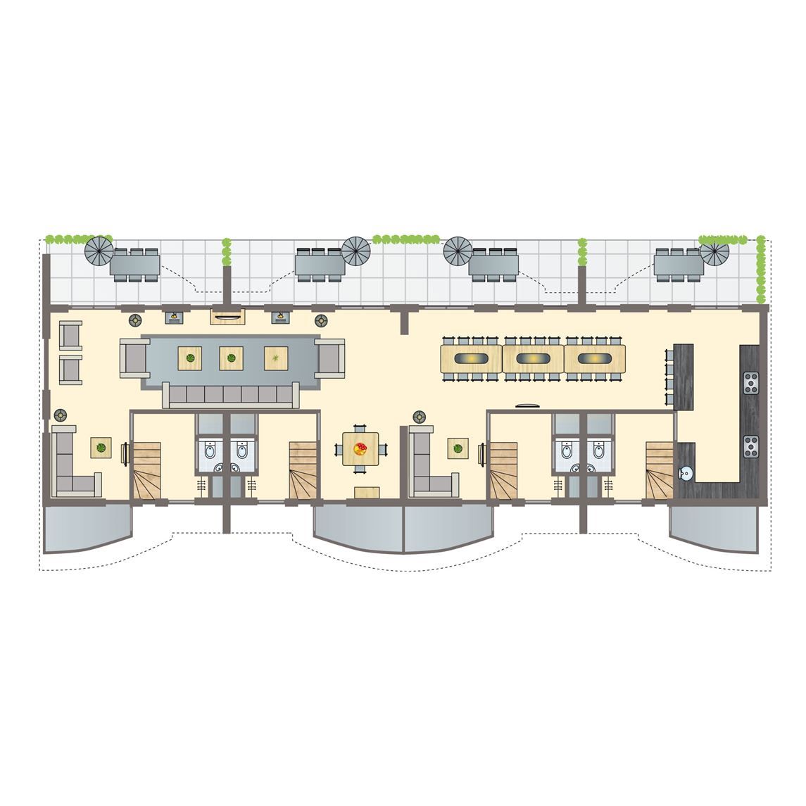 Unterkunft 173289 - Bungalow Midden Drenthe - Hof van Saksen | 24-persoons boerderij | 24C