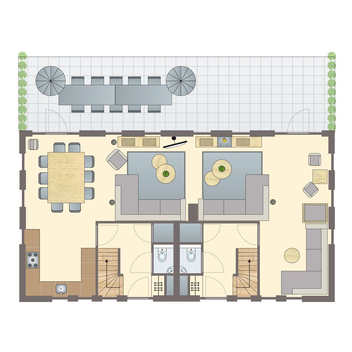 Unterkunft 173291 - Bungalow Midden Drenthe - Hof van Saksen | 10-persoons 'kinder'boerderij | 10CEK