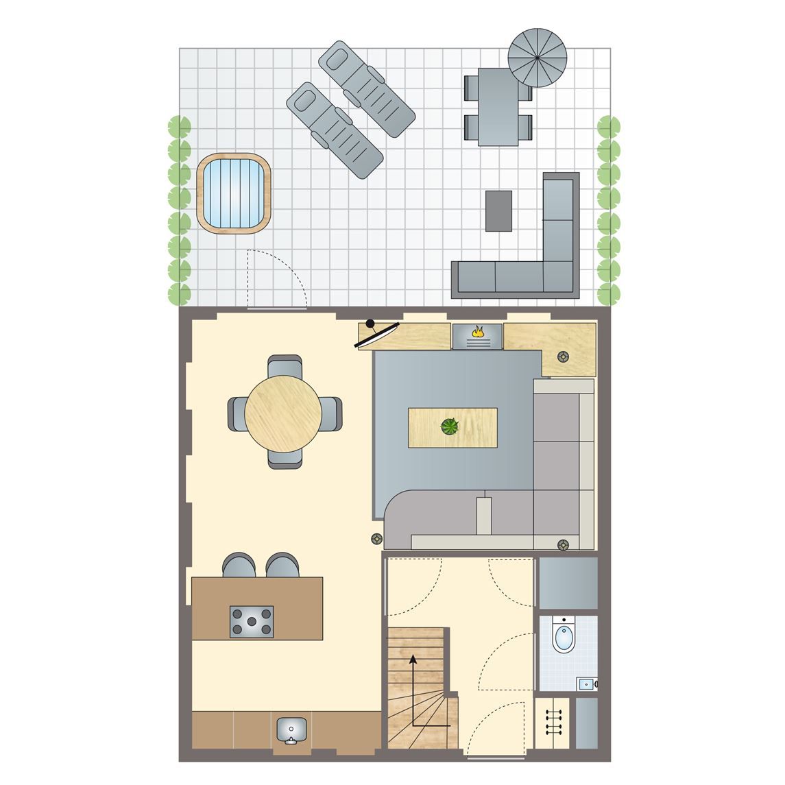 Unterkunft 173292 - Bungalow Midden Drenthe - Hof van Saksen | 2-persoons Wellnessboerderij | 2LW