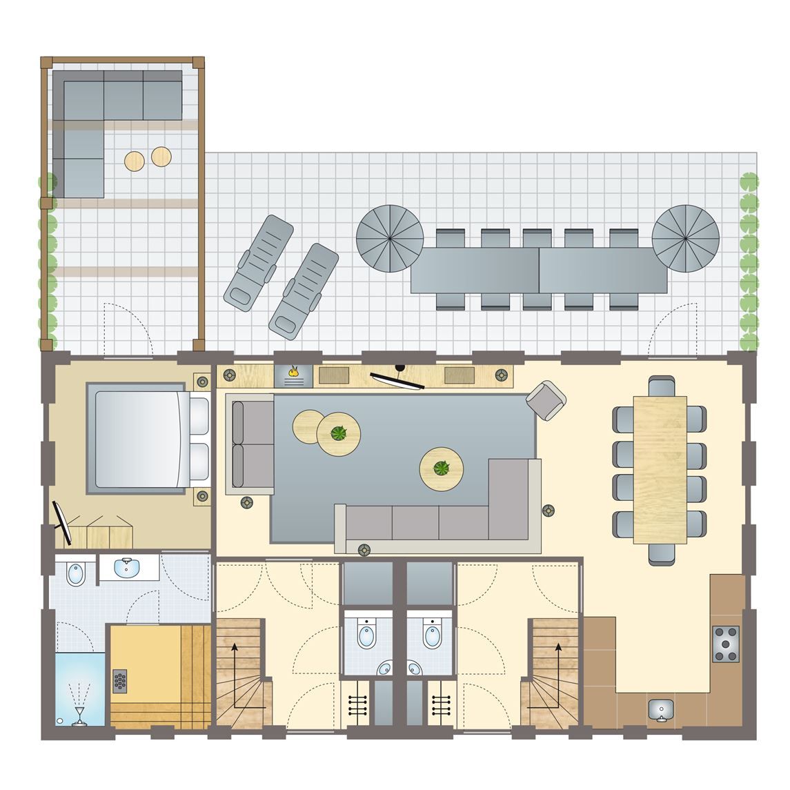 Guest house 173295 - Bungalow Midden Drenthe - Hof van Saksen | 10-persoons boerderij | 10L