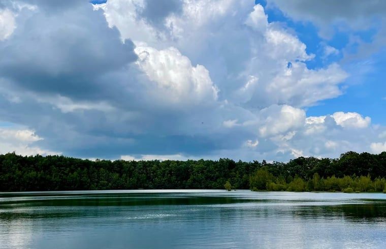 Beautiful lake near Holiday home in Eeserveen, Drenthe.
