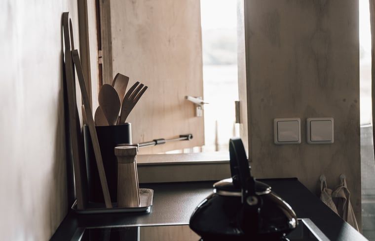 Keukenaccessoires in Vakantiehuis in Odoorn, Midden Drenthe, voor een comfortabele kookervaring.