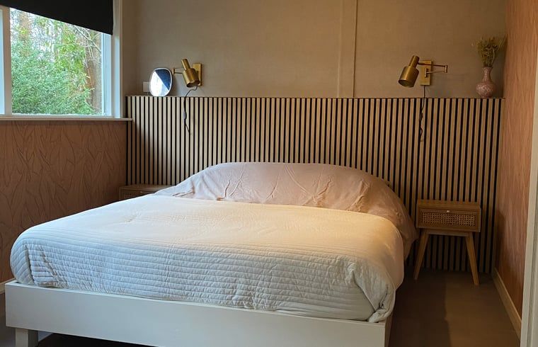 Comfortabele slaapkamer in Huisje in Een, Noord Drenthe vakantieaccommodatie.