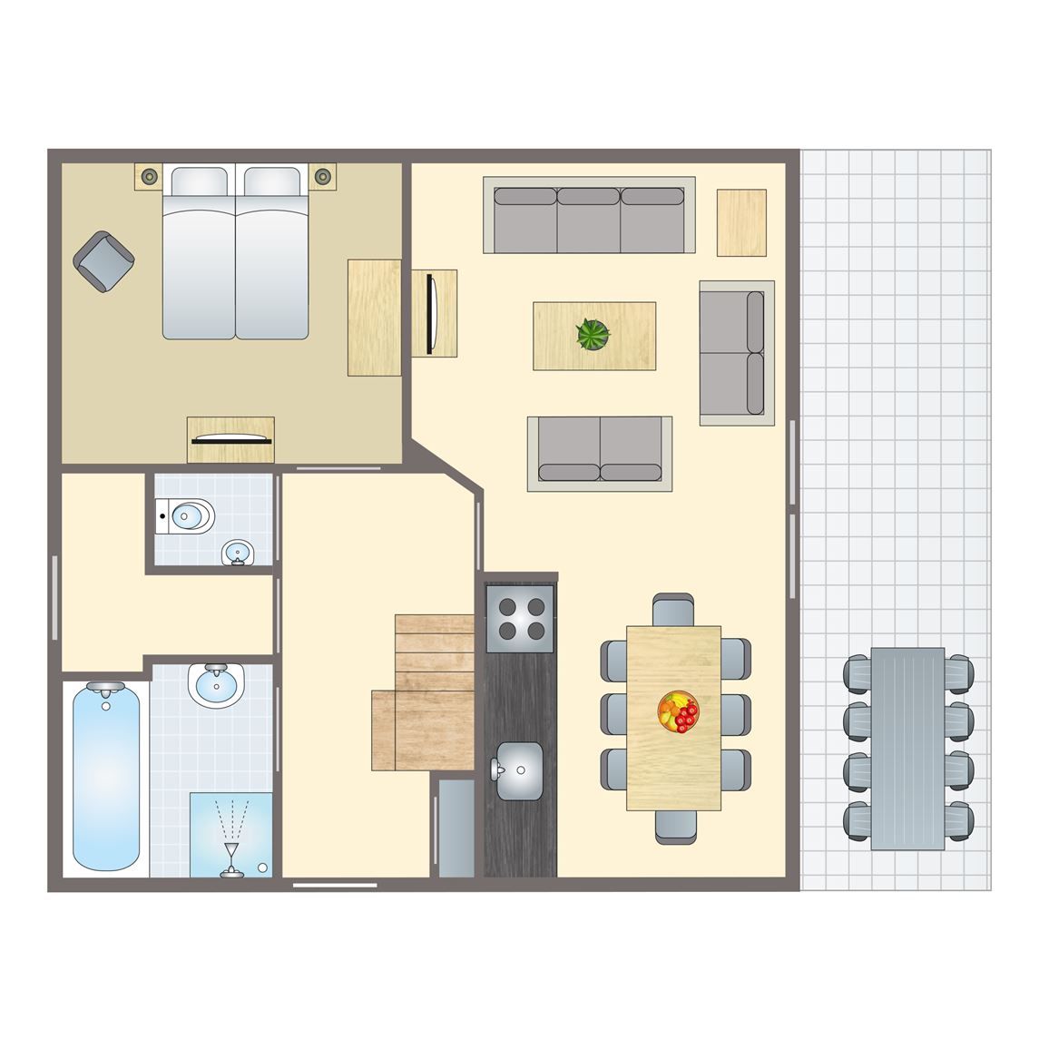 Guest house 1829105 - Bungalow Noord Drenthe - Het Land van Bartje | 8-persoons boerderij | 8L