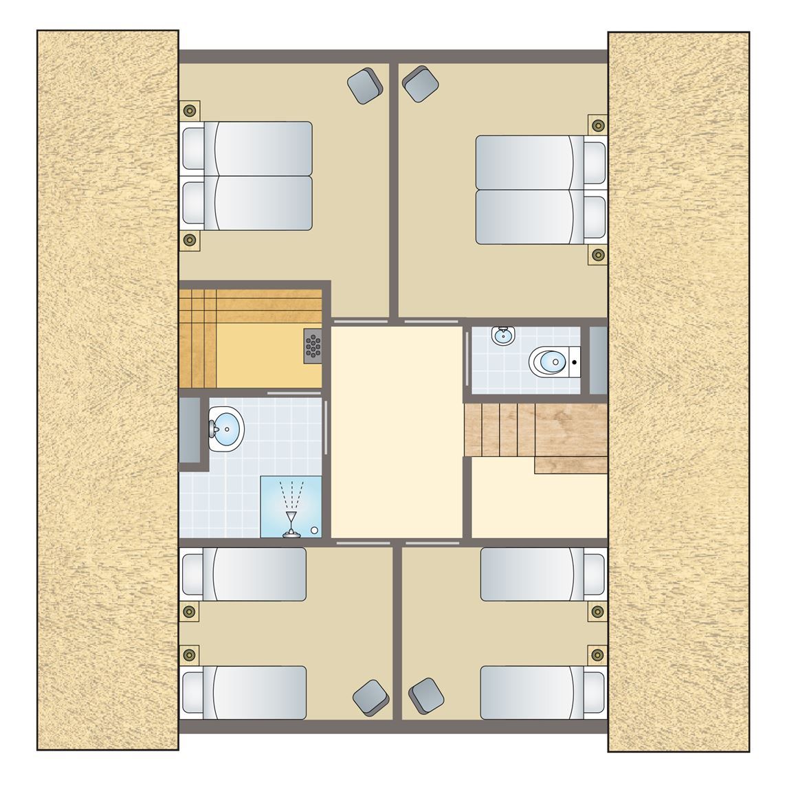 Guest house 182958 - Bungalow Noord Drenthe - Het Land van Bartje | 10-persoons boerderij | 10FL