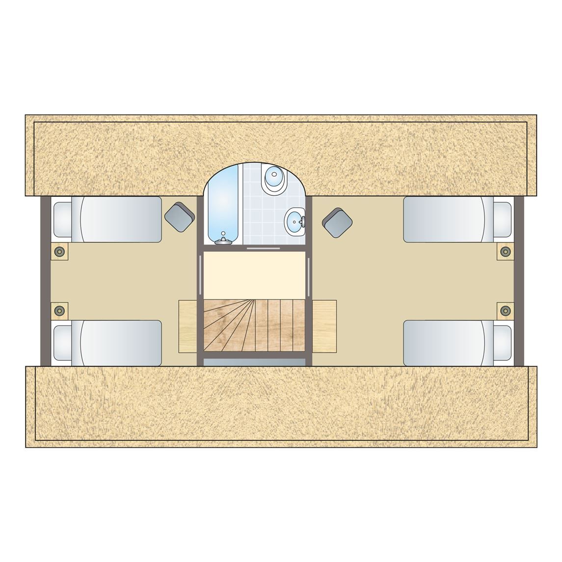 Unterkunft 182969 - Bungalow Noord Drenthe - Het Land van Bartje | 6-persoons hoevewoning - Extra toegank
