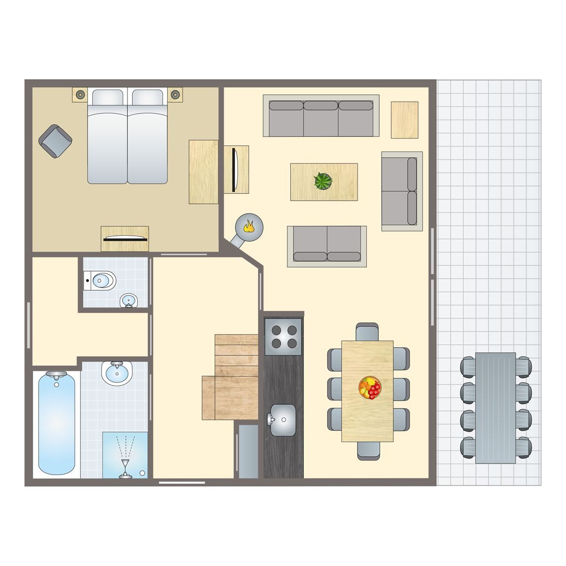 Unterkunft 182984 - Bungalow Noord Drenthe - Het Land van Bartje | 8-persoons boerderij - Extra toegankel