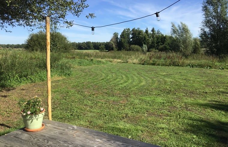 Uitzicht op natuur vanuit Vakantiehuis in Ekehaar, Noord Drenthe, Drenthe.