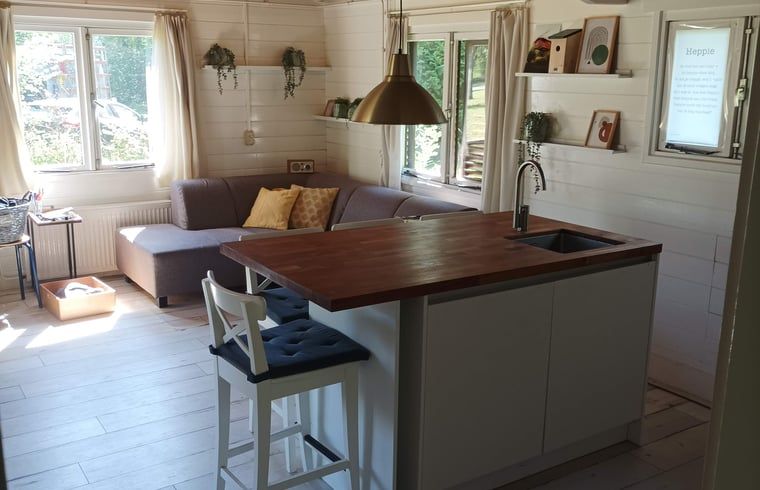 Gezellige binnenruimte van Huisje in Matsloot, vakantiehuis in Noord Drenthe, Drenthe.