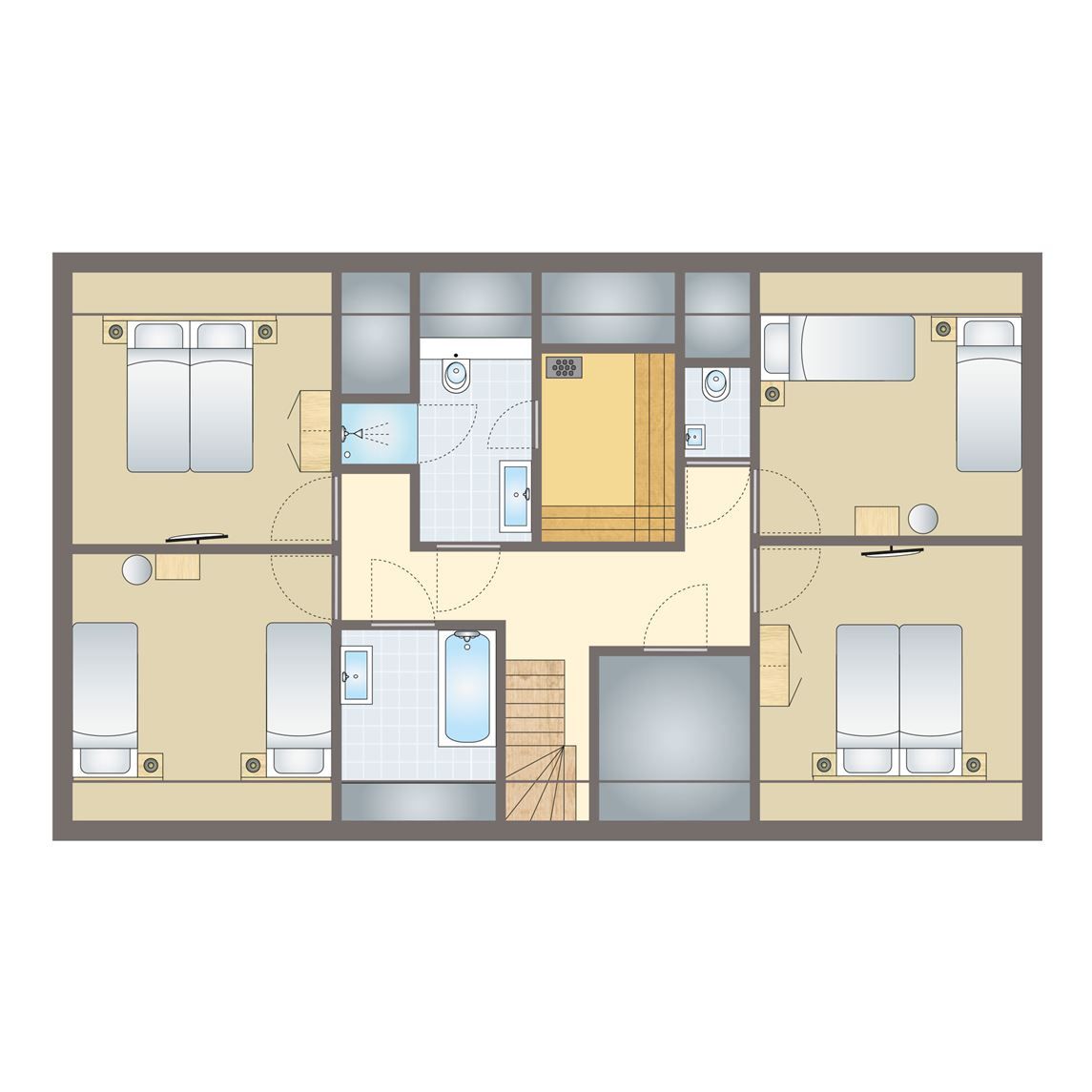 Unterkunft 190306 - Bungalow Zuidoost Drenthe - Aelderholt | 12-persoons woning | 12EL1