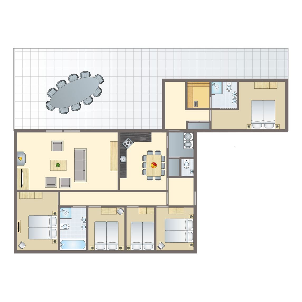 Unterkunft 190334 - Bungalow Zuidoost Drenthe - Aelderholt | 10-persoons bungalow | 10EL