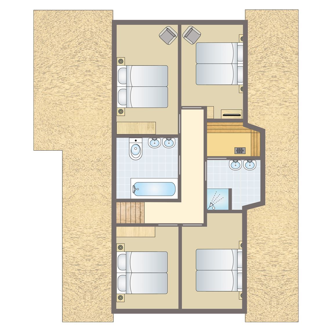 Unterkunft 190356 - Bungalow Zuidoost Drenthe - Aelderholt | 12-persoons bungalow | 12EL