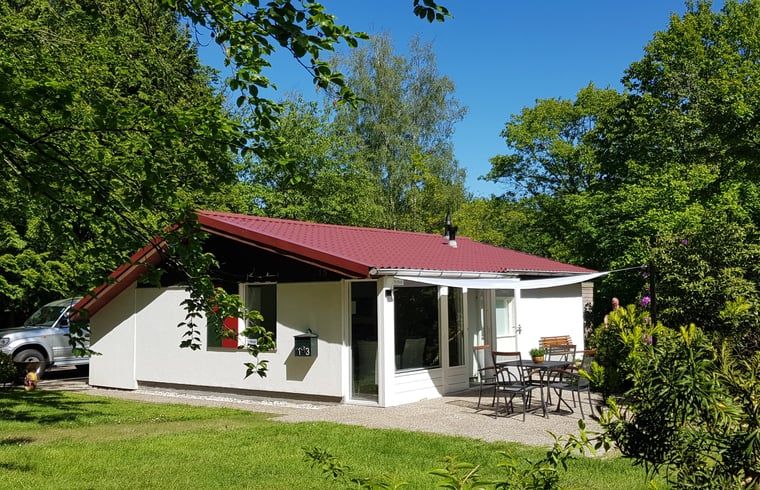 Ferienhaus in Exloo, Ferienhaus im Suedosten von Drenthe mit sonniger Terrasse und gruener Umgebung.