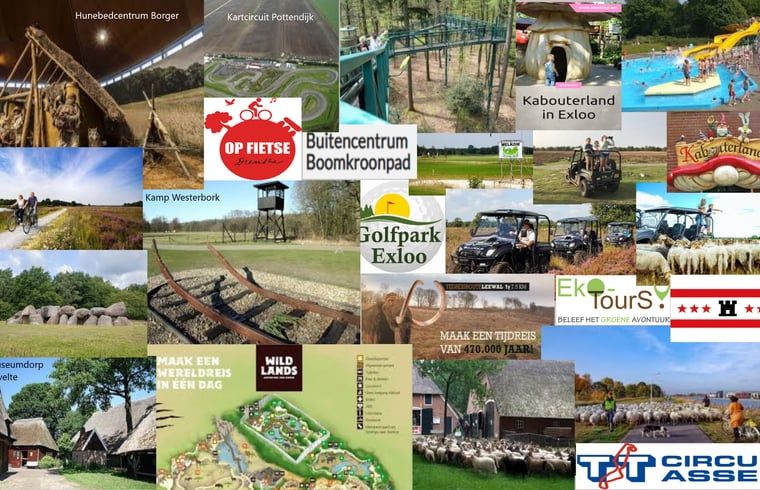 Aktivitaeten und Sehenswuerdigkeiten rund um Cottage in Exloo, Ferienunterkunft in Suedost-Drenthe.