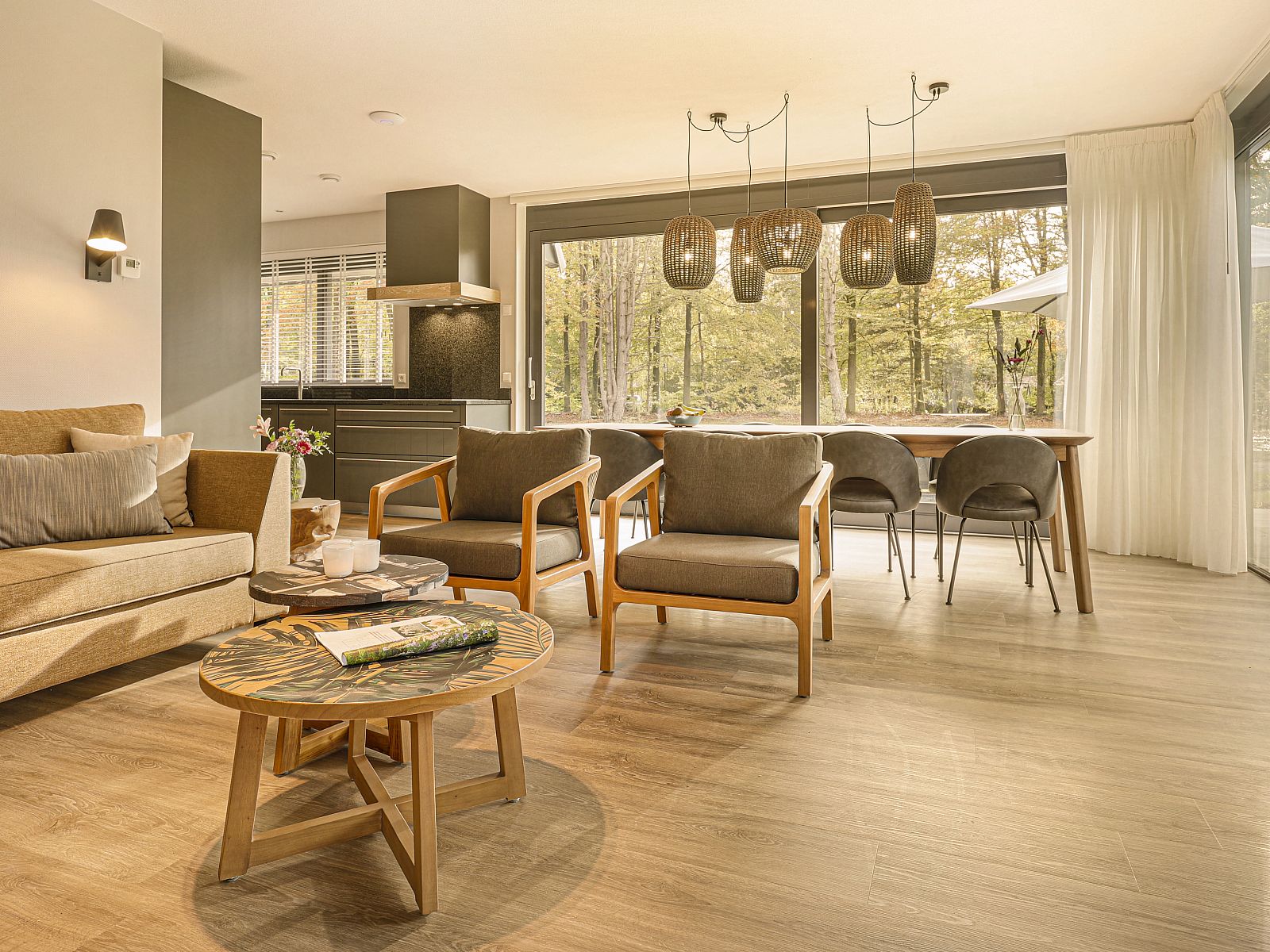 Unterkunft 190438 - Bungalow Zuidoost Drenthe - PUUR Exloo | 8-persoons culinair buitenleven vakantiehuis | 