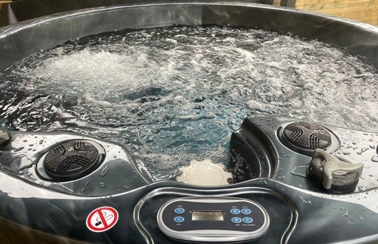 Bubbling Jacuzzi in Holiday Home in Dalerveen, Southeast Drenthe for ultimate relaxation.