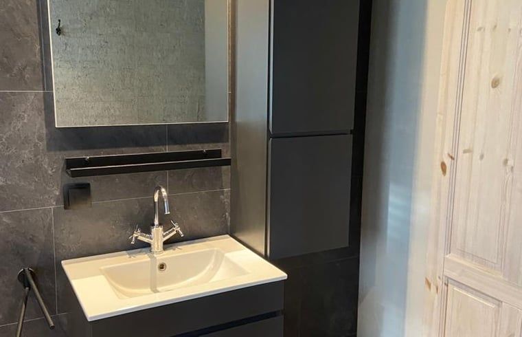 Stylish toilet in Cottage in Dalen, vacation home in Southeast Drenthe.