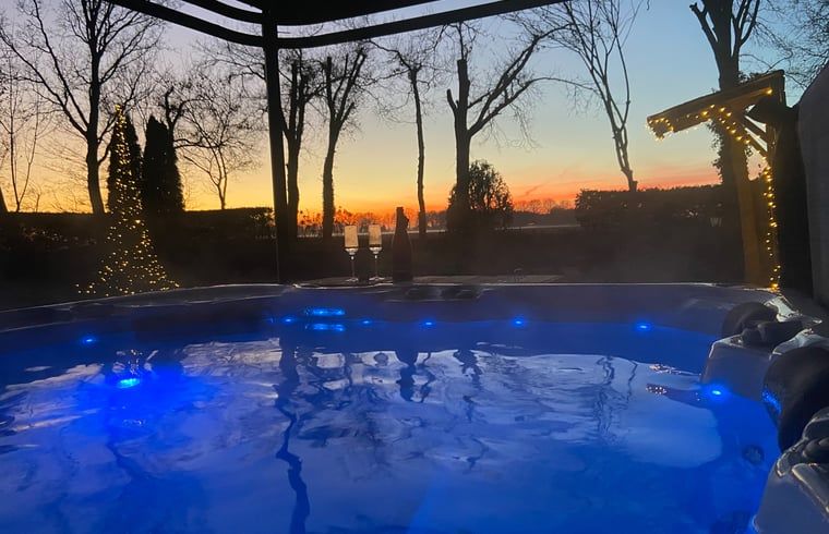 Cows in the meadow near Cottage in Dalen, vacation home in Drenthe with rural charm.