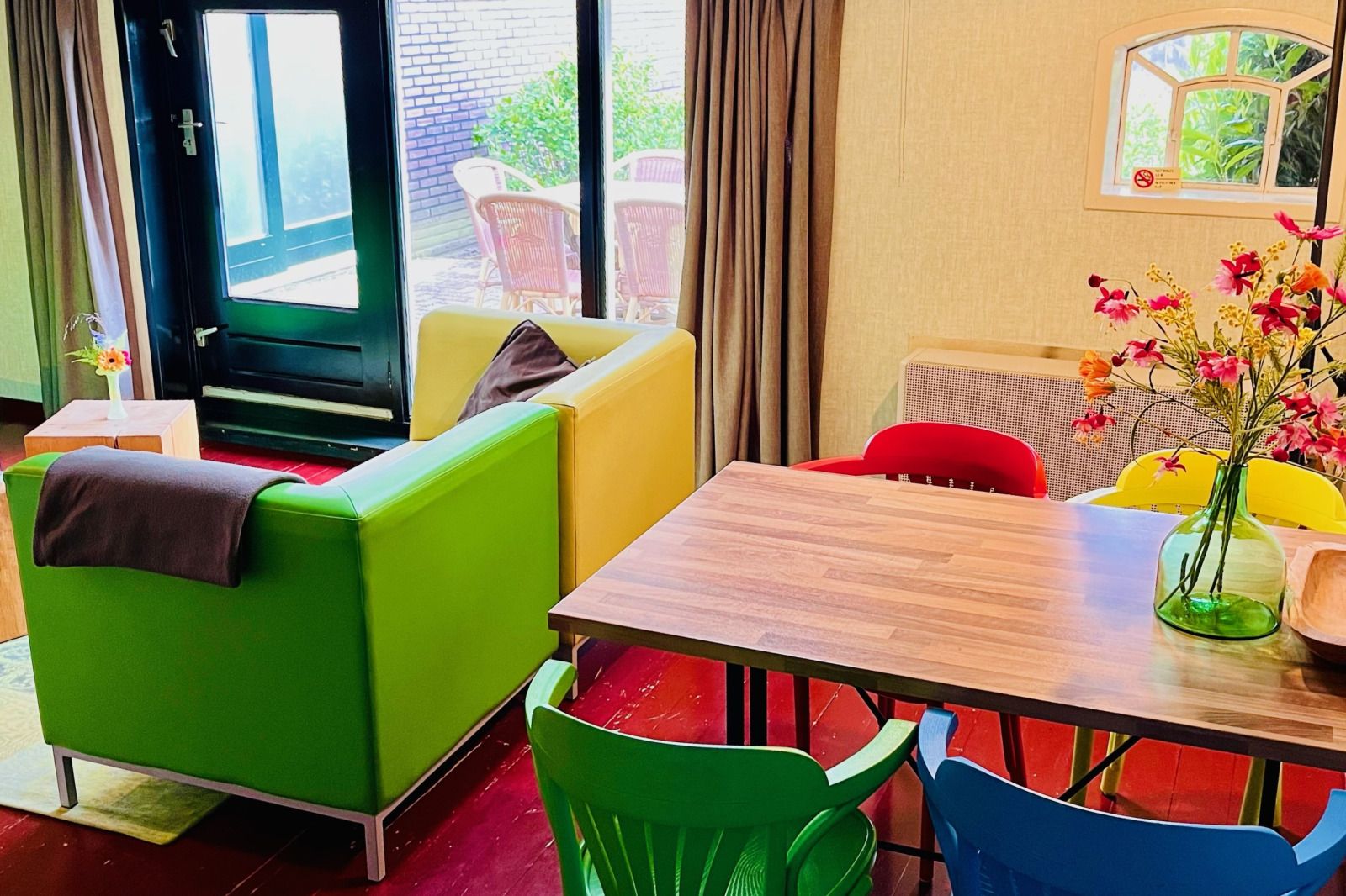 Schlafzimmer im Ferienhaus DG1706, Havelte, Drenthe mit bequemen Einzelbetten.