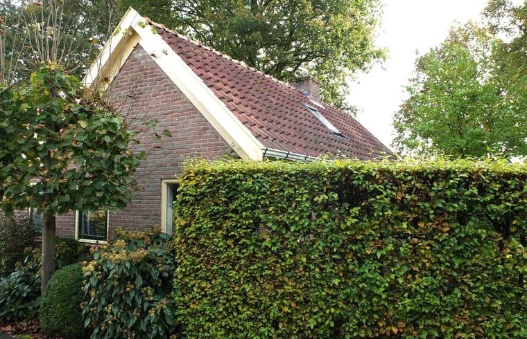 Rustieke buitenkant van Huisje in Zuidwolde, vakantiehuis in Zuidwest Drenthe.