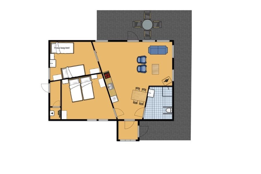 Guest house 201249 - Holiday property Zuidwest Drenthe - Aangepaste bungalow Sirius