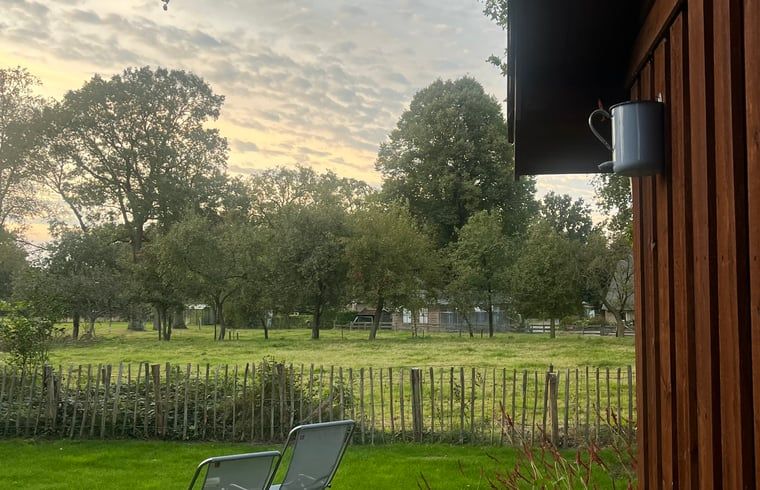 Prachtig uitzicht vanaf Huisje in Dwingeloo, vakantieverblijf Zuidwest Drenthe.