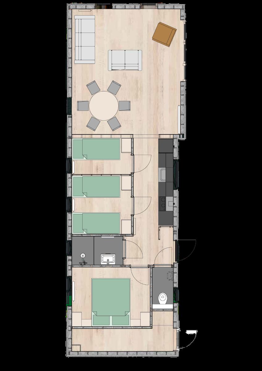 Unterkunft 201523 - Ferienhaus Zuidwest Drenthe - Drenthelodge | Omheinde tuin | 6 Pers