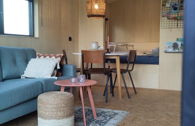 Stylish living room in Holiday home in Vledder, ideal for families.