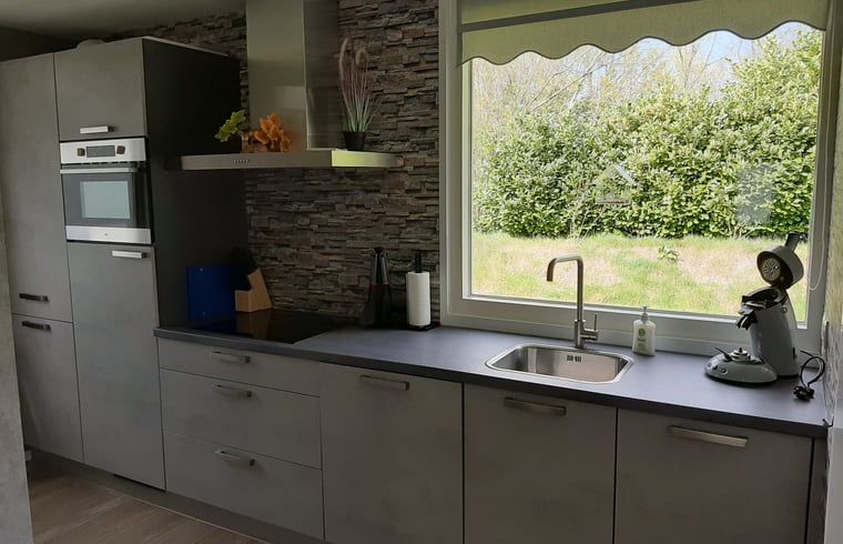 Vacation home in Wittelte with modern bathroom in Southwest Drenthe, equipped with luxury shower.
