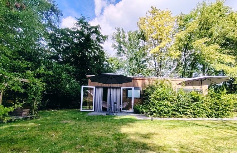 Uitzicht op Huisje in Elim, bed and breakfast in Elim, Zuidwest Drenthe, met ruime tuin en natuur.