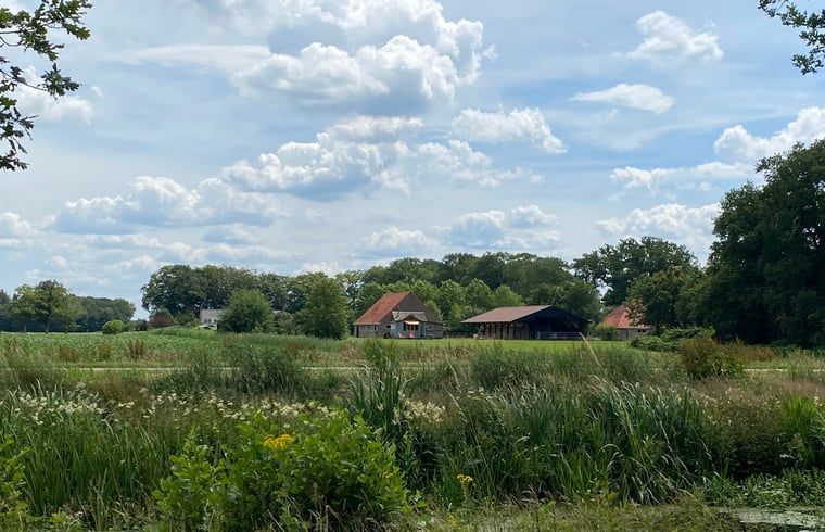 Wide views around Cottage in Veenhuizen, vacation accommodation in Frederiksoord, Southwest Drenthe.