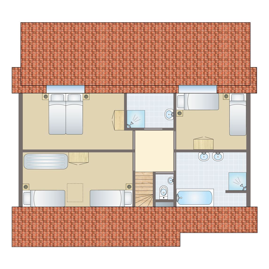 Unterkunft 2101207 - Bungalow Oostelijk Flevoland - Waterparc Veluwemeer | 10-persoons villa - Villa | 10FL2